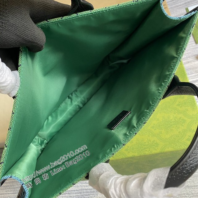Gucci新款包包 古馳GG Multicolor系列托特包 Gucci經典GG鑽石菱紋圖案購物包 550763  ydg3232